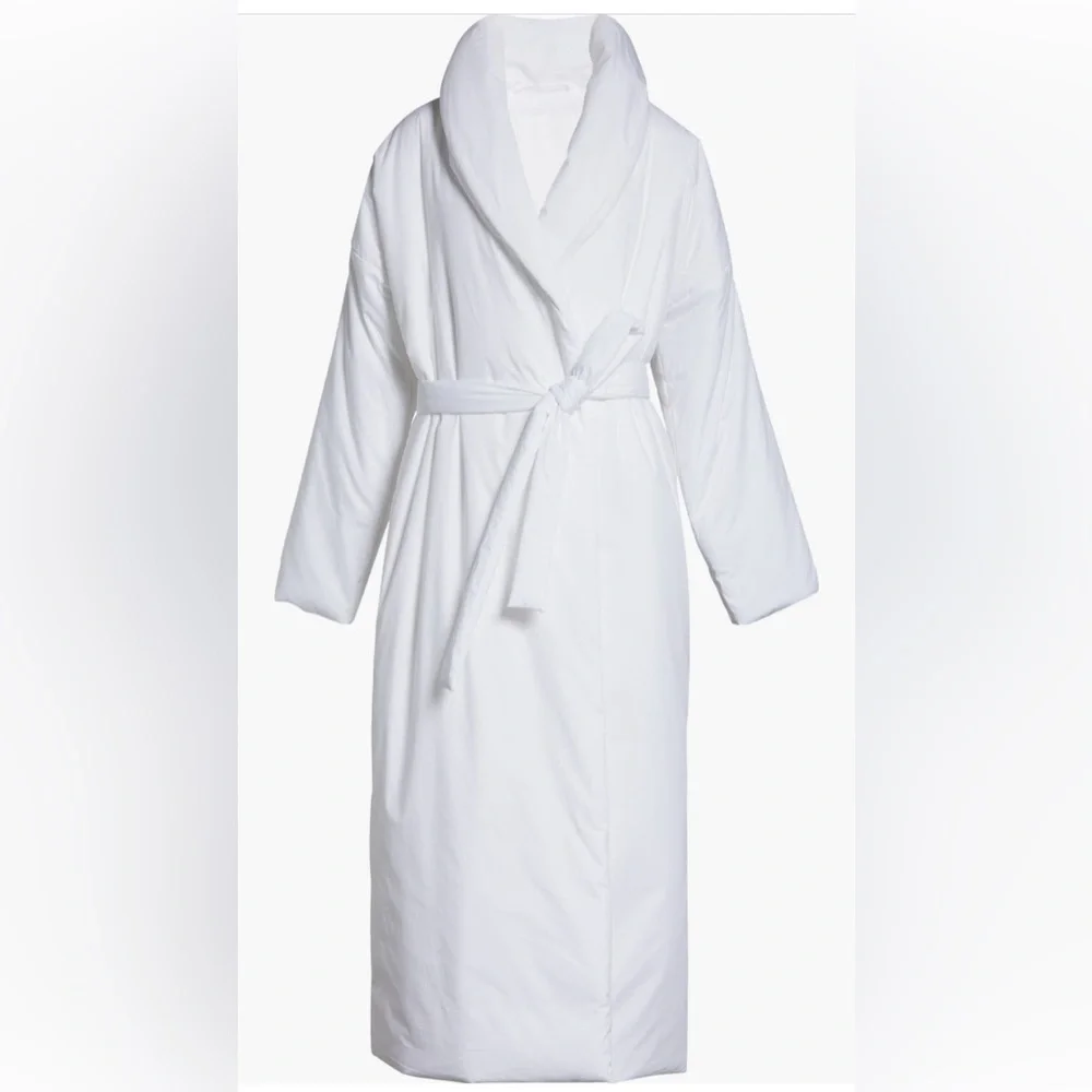 SOLD SKIMS COTTON DUVET ROBE, Size XXS, $475 - Picture 9 of 14